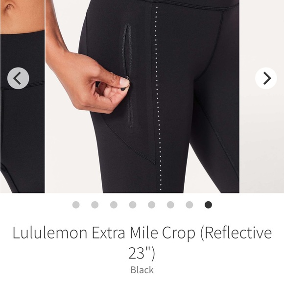 Black Lululemon cropped leggings - Picture 7 of 12